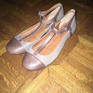 Lucky Brand T-strap Ferne Flats 6.5 Excel
